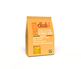 Dialsi stjerneformet pasta, glutenfri majs- og rispasta, bronzebrændt, 100 % italienske ingredienser, ingen tilsætningsstoffer, tilberedes på 8-9 minutter, 300 g pakke