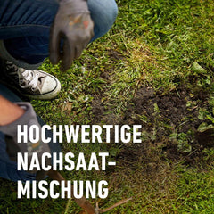 COMPO SAAT Nachsaat-Rasen - Für Lücken Und Kahle Stellen - Zuverlässiger Nachsaatrasen - Hochwertige Saatgutmischung Mit Premium-Mantelsaat - 2 Kg Für 100 M²