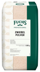 Fuchs Professional - Zwiebelpulver | Schonend verfahrett, zum Würzen von herzhaften Gerichten | Profi-Qualität für Großverbraucher und Gastronomie | 1 kg im genbrugspose