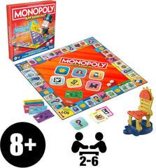 Monopoly Board Game App Banking - tysk version, moderne version af det klassiske elektroniske spil for børn fra 8 år og opefter, for 2 til 6 spillere