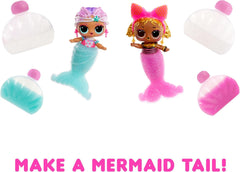 L.O.L. Overraskelse! Mermaids Tots - Moderigtige minidukker med farveskiftende haler - Velegnet til samlere, piger og drenge fra 4 år og opefter Naty Shop-dukker