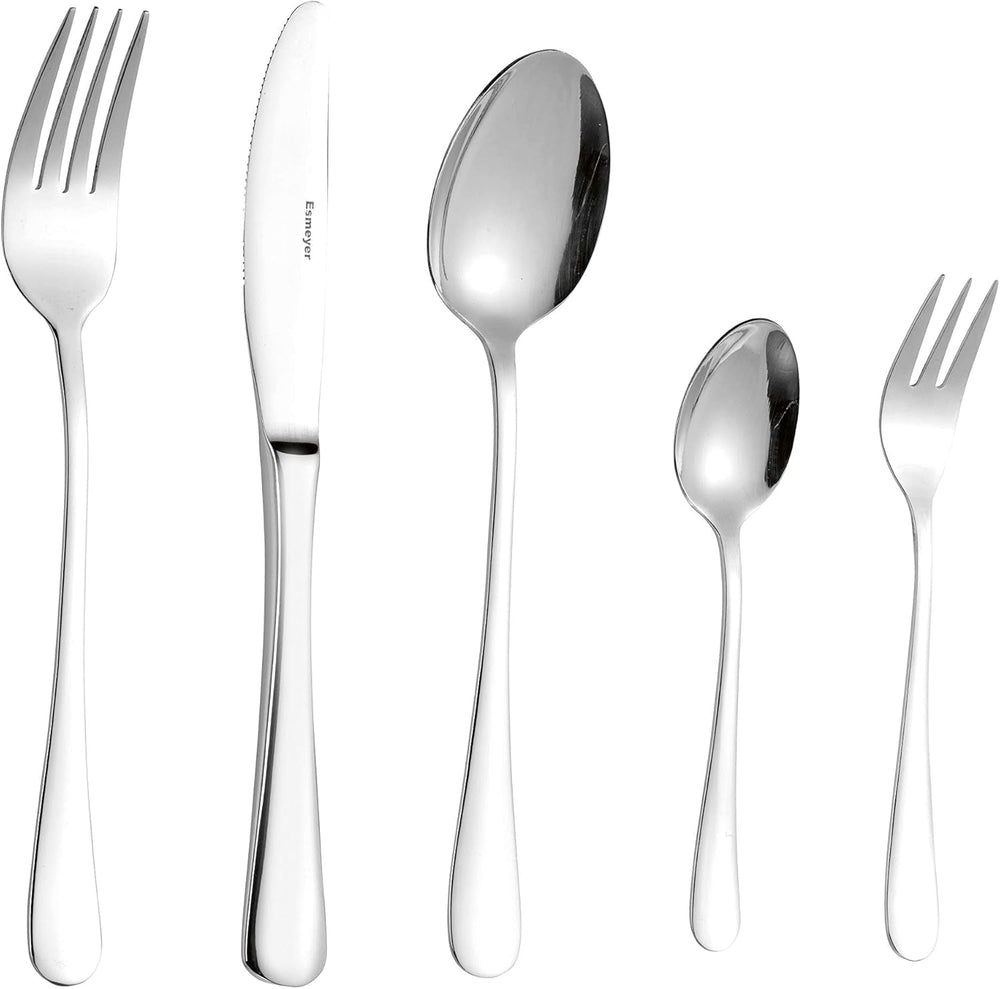 Bestiksæt Sylvia Fremstillet af rustfrit stål 18/0 Poleret 30 styks Køkken Naty Shop