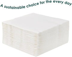 Table Kind 100 șervețele albe moi în pachet vrac, șervețele de înaltă calitate pentru petreceri, catering și uz zilnic, FSC, sustenabile și reciclabile, fabricate în UE | 2Ply | 33Cm