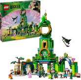 LEGO Wicked Velkommen til Emerald City, tårnlegetøj, Glinda og Elphaba minidukker, gave til filmfans og 9-årige piger og drenge, der elsker dukkehuse 75684 Byggesæt Besuche den LEGO-Store Standard titel