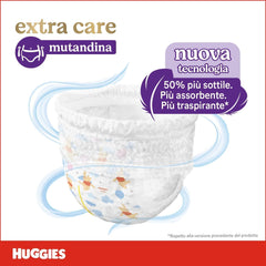 Huggies Extra Care bleer, ultraabsorberende, str. 5 (12-17 kg), 68 stk.