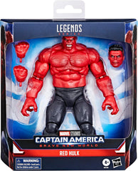 Marvel Legends Series Red Hulk Action Figur (Størrelse: 15 Cm) Til Captain America: Brave New World Actionfigurer Naty Shop