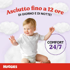 Huggies Ultra Comfort bleer, størrelse 4 (9-14 kg), pakke med 72 bleer