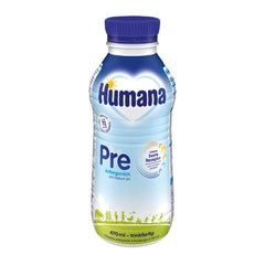 Humana PRE spædbørnsmælk, drikkeklar, 470 ml flaske