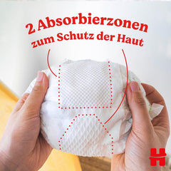 Huggies Newborn bleer, størrelse 1, 100 bleer (2 x 50), halvmåneders æske