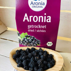 Aronia ORIGINAL, Dehydrerede aronia frugter, ingen konserveringsmidler, ingen tilsat sukker, 500 gram Dehydrerede produkter Naty Shop