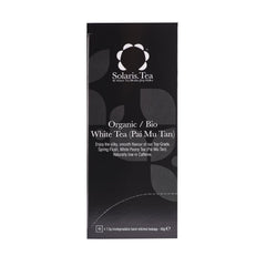 Bio - Ceai alb (Pai Mu Tan), 40 pliculețe de ceai din mătase, pachet de 1 (1 x 60 g)