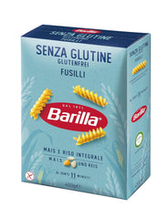 Glutenfri Barilla Fusilli pasta lavet af lækker majs og ris - perfekt til personer med cøliaki eller glutenintolerance 400g