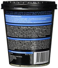 Allgroo Udon Cup instant nudler - smagfuld krydret skaldyr Udon suppe - Hurtig tilberedning (1 x 173 g)