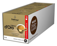 Dallmayr Crema d´Oro, XXL-Vorratsbox, 90 Kaffeekapseln, Feine Crema und vollmundiges Aroma(3 x 30 Kapseln) & Dallmayr Prodomo, XXL-Vorratsbox, 90 Kaffeekapseln (3 x 30 Kapseln)
