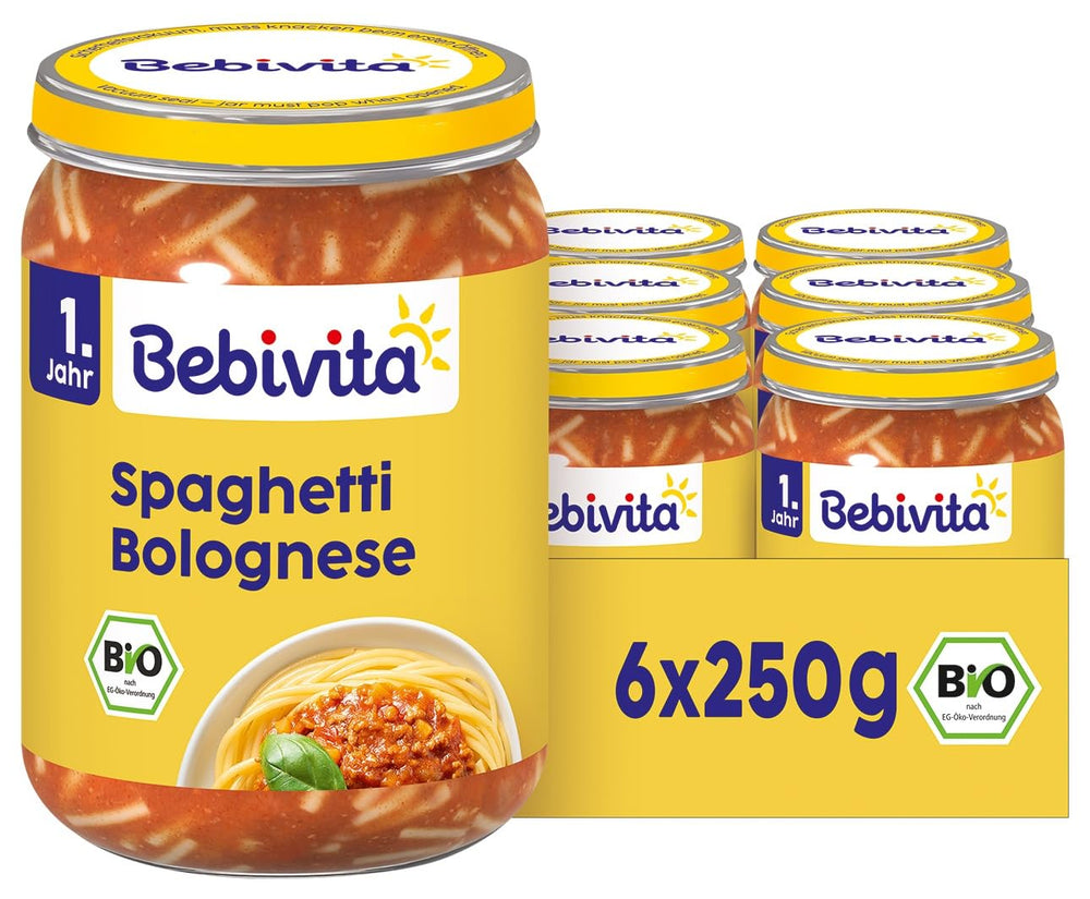 Spaghetti Bolognese til børn, 250 g, pakke med 6 (6 x 250 g)