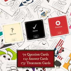 Terapeut îngrozitor: Ediția principală a jocului – Joc de cărți amuzant pentru adulți, pentru 3-8 jucători, cu vârsta de peste 17 ani – Jocuri de petrecere și distracție în familie într-o seară de jocuri