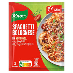 Knorr Fix Würzmischung Spaghetti Bolognese til en lækker nudelret med naturlige ingredienser 40 g