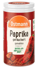 Ostmann Gewürze - Paprika geräuchert | Rauchiges Aroma für Bratkartoffeln, Gulasch oder Rührei | 35 g i Der Streudose