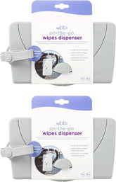 Ubbi on-the-Go servietter holder Gave til babyer, grå Baby Wet Wipes Naty Shop