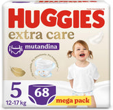 Huggies Extra Care bleer, ultraabsorberende, str. 5 (12-17 kg), 68 stk.