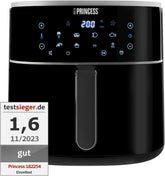 Princess Digital Hot Air Fryer - Variabel skålkapacitet - 8 liter maksimum - 6 forudindstillede programmer Hvidevarer Naty Shop 8 liter