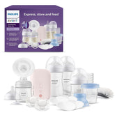 Philips Avent Elektrische Natural Motion Milchpumpe - Set Zum Abpumpen, Aufbewahren Und Füttern Inkl. Flaschen, Schnuller Und Becher (Modell SCD340/31) Mad og ammetilbehør Bebe Naty Shop