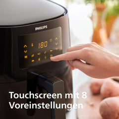 Philips 3000Er Airfryer XL - Rapid Air-teknologi, stegning med op til 90 % mindre fedt, kapacitet 1,2 kg, 6,2 liter, touchskærm Hvidevarer Naty Shop
