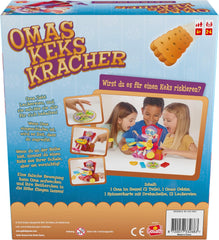 Bedstemor Goliats kiks - sjovt festspil for 4 år og opefter, spændende reaktionsspil for hele familien, fødselsdagsgaveidé, brætspil for 2 til 4 spillere - 15 min.