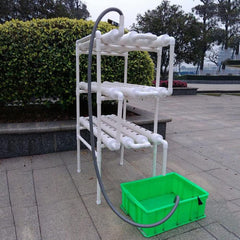 3-trins Hydroponic Grow System Kit 108 dyrkningssteder Hydroponic System til grøntsager Grow Kit Soilless Grow System Hydroponic Kits til bladgrøntsager.