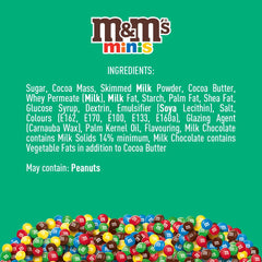 M&M's Chocolate Minis, Chokolade, 1 x 324g, Chokoladelinser (324g) (pakke med 2)