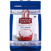 INDIA GATE Premium Basmatiris – Fin langkornet ris, aromatisk, fra Indien, fin langkornet (1 x 5 kg)