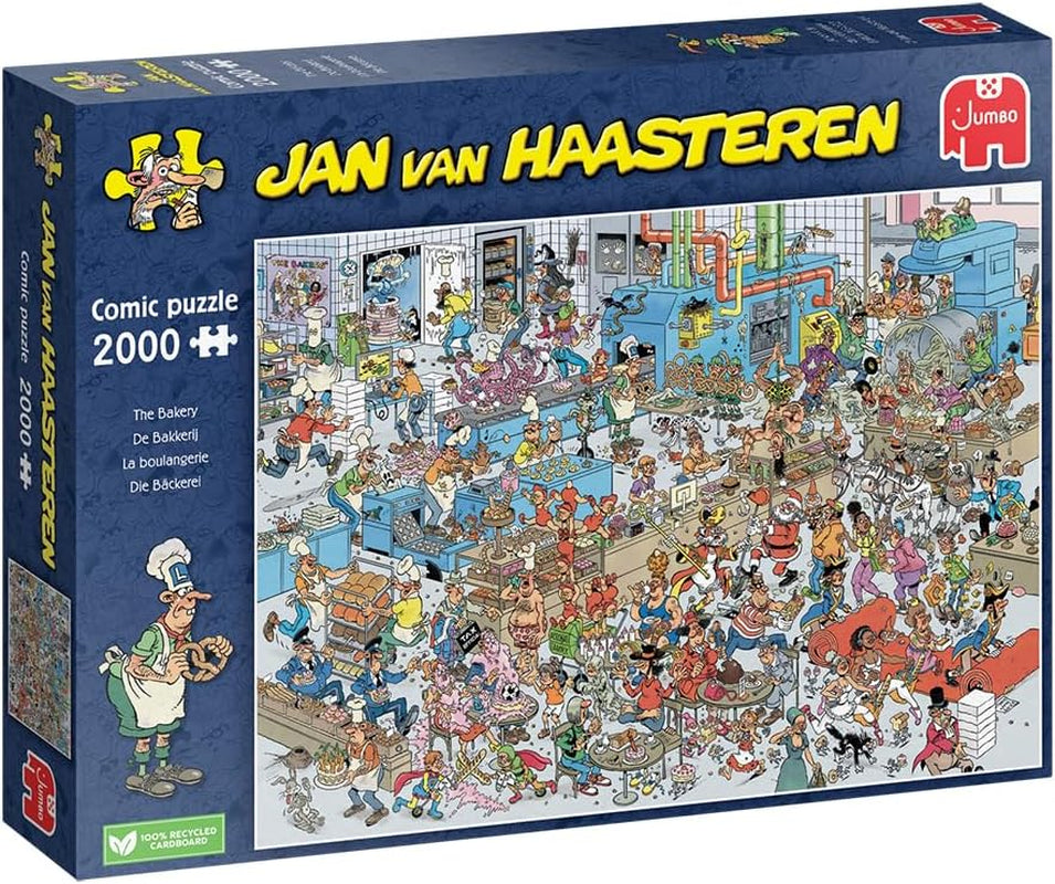 Jan Van Haasteren, The Bakery, puzzle jigsaw 2000 piese adulți Puzzle Naty Shop Titlu implicit