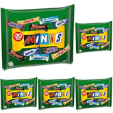 Mixed Minis, Snickers, Bounty, Twix, Milky Way, Chokolade Bulk Pack, En Pakke (1 x 400 g) (Pakke med 5)