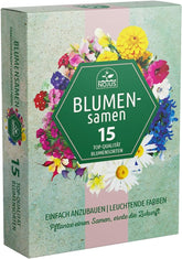 Nojus blomsterfrøsæt - 15 pakker med blomsterfrø - Haveblomsterfrø - Farverige plantefrø - Vilde blomsterfrø - 15 sorter af blomsterfrø - Ideel blomsterfrøgave