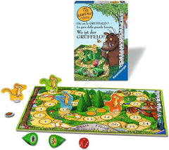 Børnespil Ravensburger - 20833 - Hvor er Gruffalo? - Brætspil for 2-4 Gruffalo-fans fra 4 år og opefter