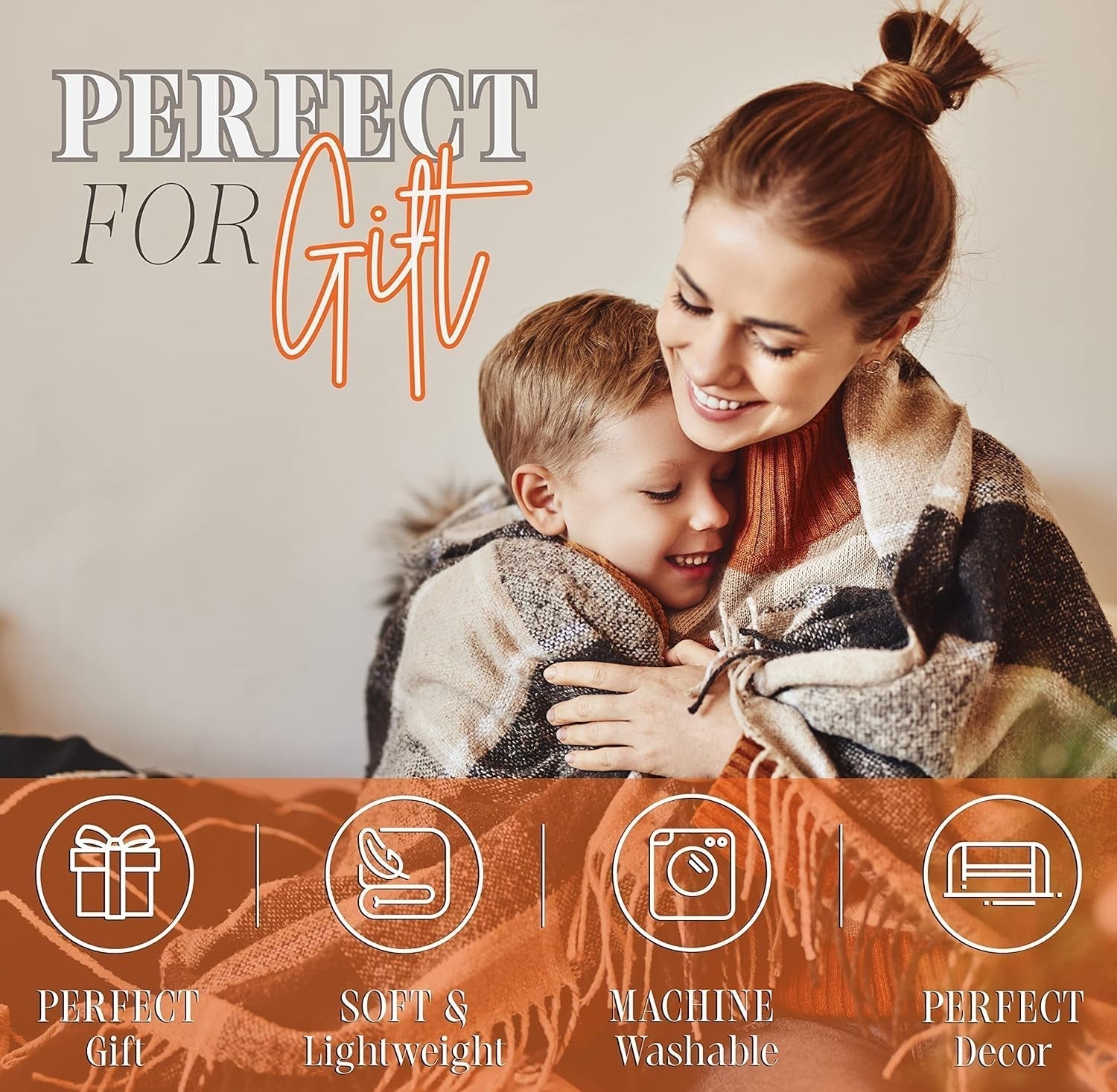 Elegant Comfort Pătură ușoară cu motive de Halloween, moale, confortabilă și plușată, perfectă pentru relaxare în acest sezon înfricoșător, 127 X 152,4 cm, Skull and Bones Paturi si Cuverturi Elegant Comfort