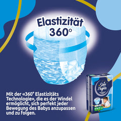 Safe Nights Boy, natbukser til alderen 8-16 år (30-50 kg), 84 stk.