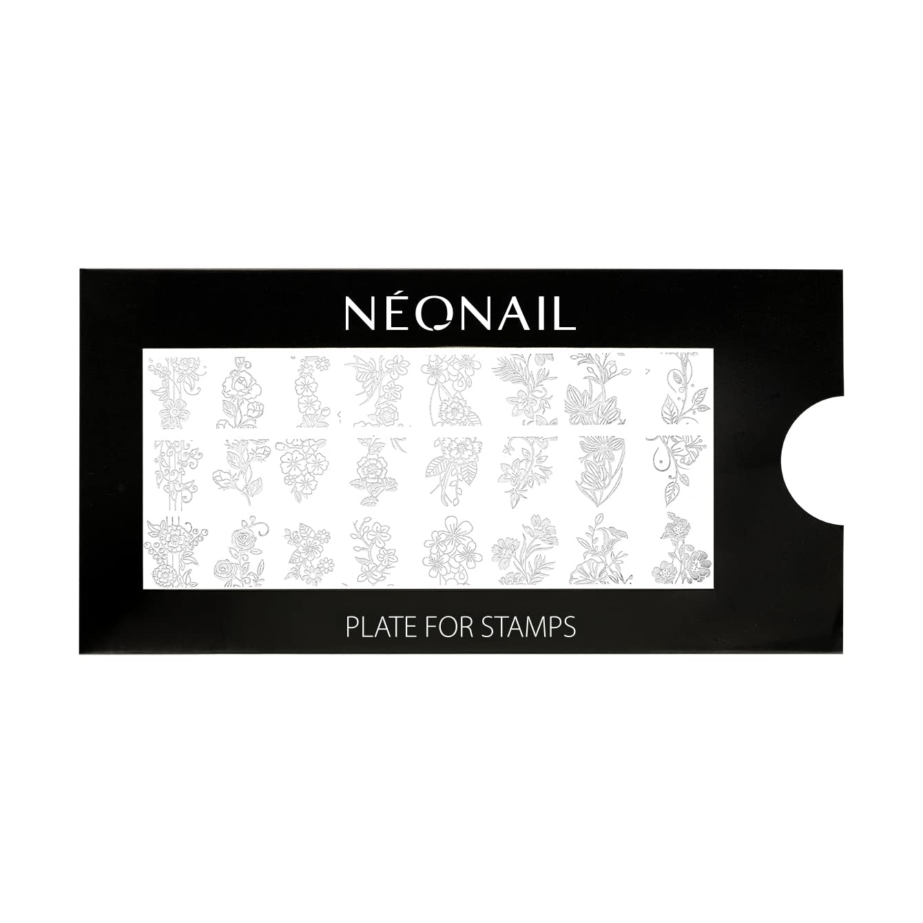 NÉONAIL Nagel Stempel Mit Schaber - Nägel Selber Machen - Nail Art Stamper - Nageldesign Für Nagel Schablone - French Nails Stempel - Silikon Nagelstempel