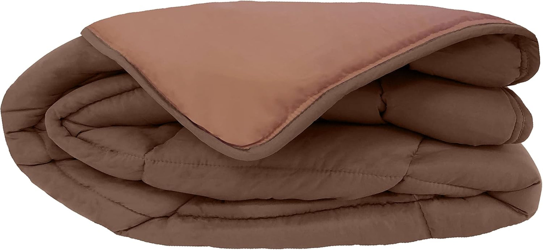 Calgary Duvet Cover Poliester Chocolate/Mocca, Poliester, Chocolat/Moka, 240X220X1 Cm Plapumi si pilote Naty Shop 240X220X1 Cm