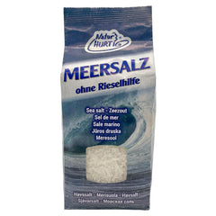 Meersalz Grob 1 kg | Naturbelassen, unraffiniert og ohne Zusätze | Unbehandeltes grobes Meersalz für die Salzmühle