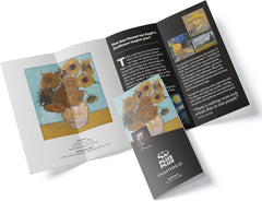 Plus-Plus 5163 Geniales Konstruktionsspielzeug, Sonnenblumen von Vincent Van Gogh, Inspired-Edition, Kreativ-Bausteine Tube, 350 Teile, Solsikker