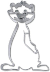 Formă de biscuiți în formă de suricată, aprox. 10,5 cm, argintie