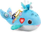 VTech Baby music plush whale - Jucărie interactivă de pluș pentru a descoperi și stimula simțul tactil - Cu cântece, fraze și melodii - Pentru copii cu vârsta cuprinsă între 3-36 luni Jucarii Bebe Naty Shop Titlu implicit