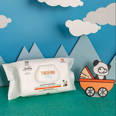 Bionike Triderm Baby vådservietter til tør og følsom hud Beroligende og opstrammende effekt Beskytter og fugter 72 servietter