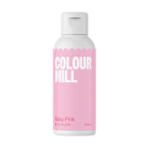 Colorant alimentar pe bază de ulei Colour Mill, amestec de ulei roz pal - Colorant alimentar pentru ciocolată, fondant, brioșe, prăjituri, copt, macaroane - Colorant alimentar pentru decorarea torturilor - 100 ml