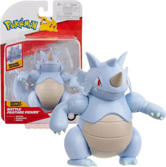 Pokémon PKW3418 - Battle Feature Figur - Rizeros Officiel Action Figur 11,5 cm Action Figurer Naty Shop Standardtitel