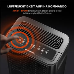 SPIDER FARMER Affugter, 12L planteaffugter med fugtkontrol, appkontrol, 24-timers timerfunktion til væksttelte, elektrisk affugter til indendørs haver, lejligheder og kældre