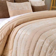 Sancarlos Spring 1 tæppe, cremefarvet, til senge med en bredde på 105 cm Dyner og dyner Naty Shop