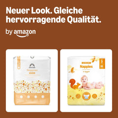 Amazon Ultra Dry Bleer, størrelse 3 (4-9 kg) - Månedlig æske, hvid, 172 antal (2 pakker af 86) (tidligere Mama Bear, identisk produkt)