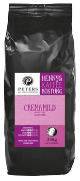 Peters, Boabe de cafea Arabica, Ideal pentru mașini complet automate Cafea Naty Shop 250 grame Crema Mild